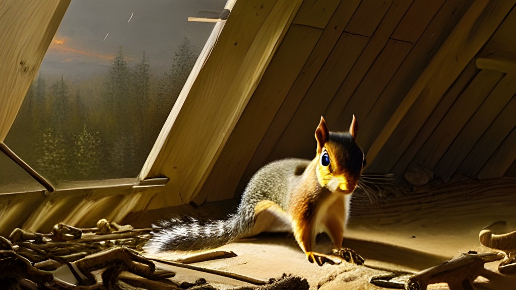 how to get a squirrel out of your attic