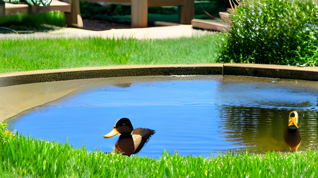 how to keep your duck pond clean