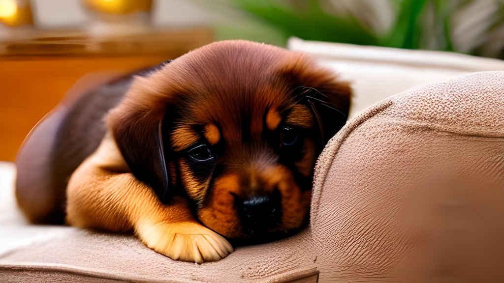 how to get puppies to sleep