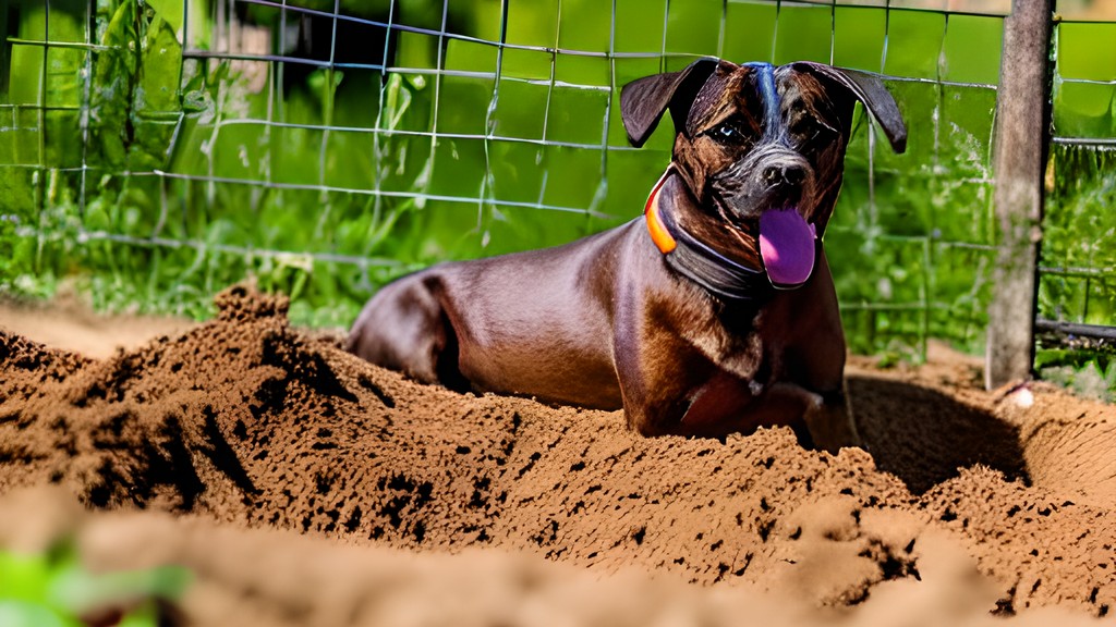 how to keep dogs from digging under the fence