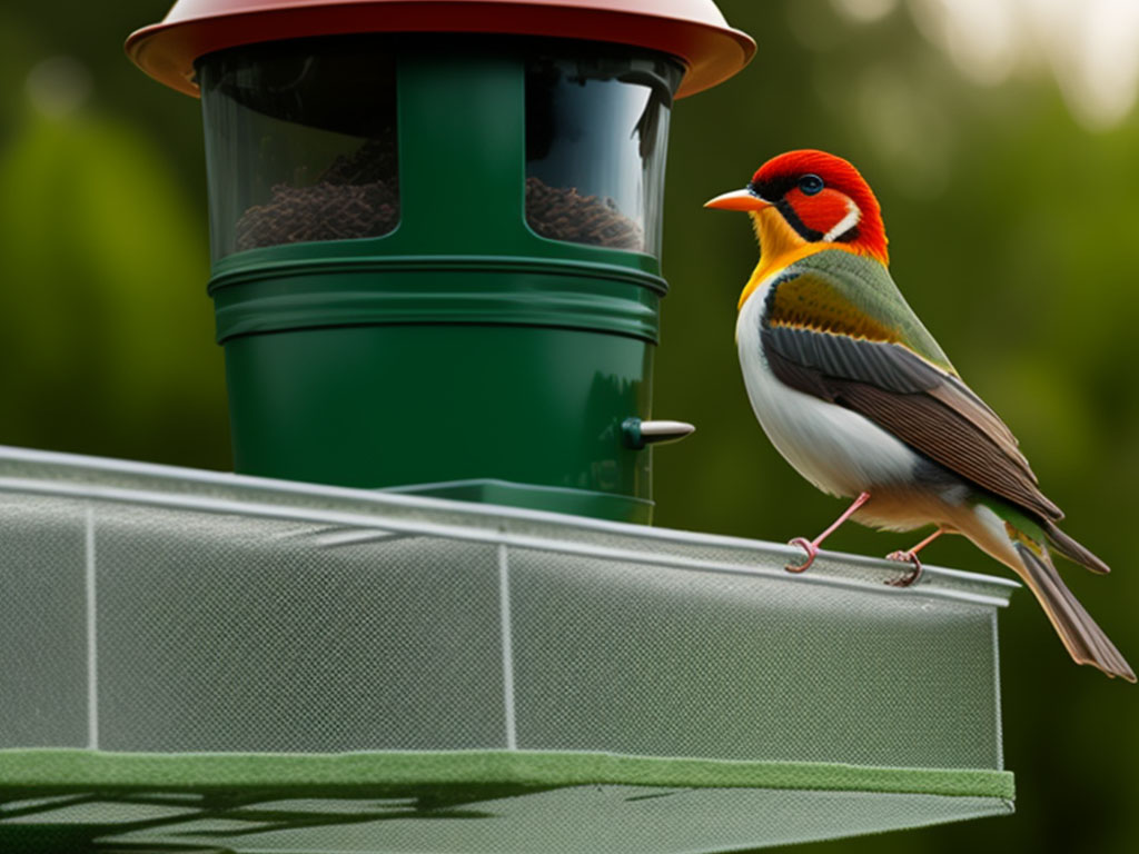how to keep birds away from bird feeder