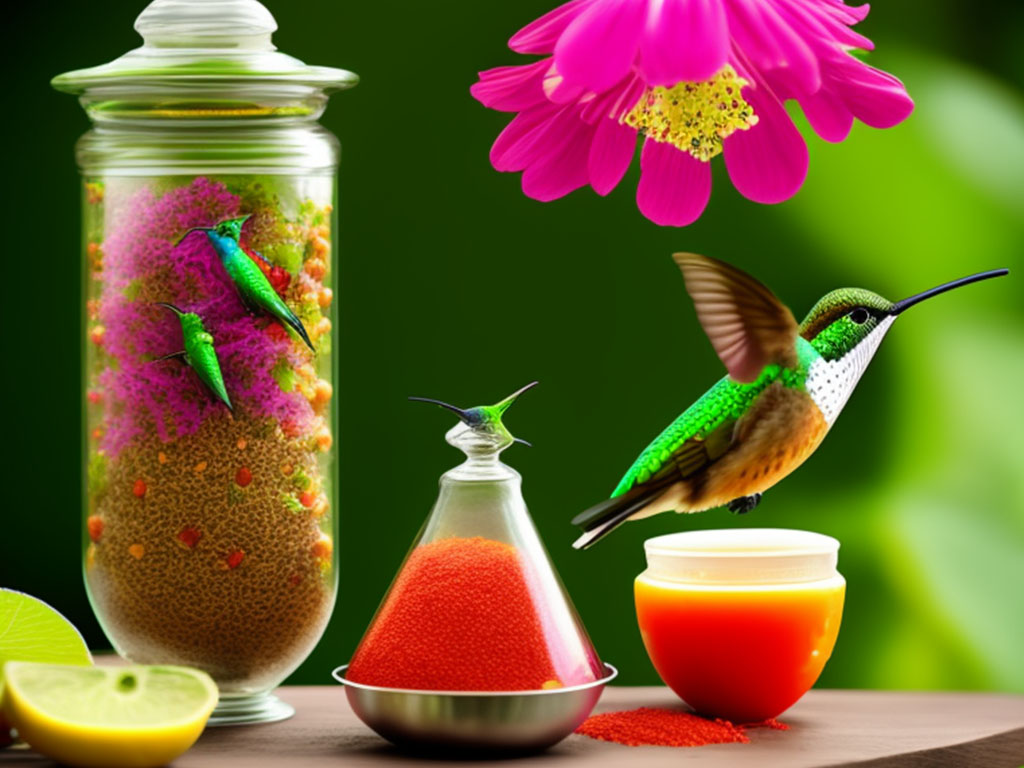 how to make humming bird food